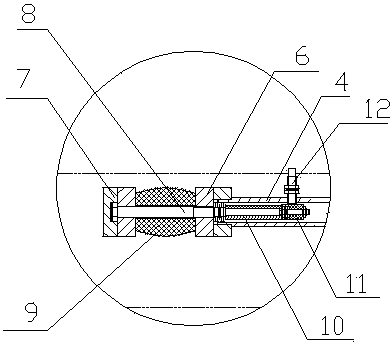 Tool rest anti-collision device of double-tool-rest vertical turning machine