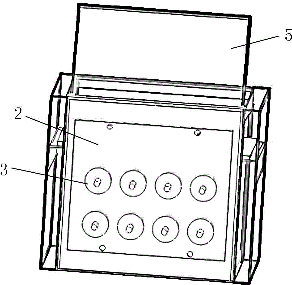 Portable test wiring bench for high-voltage test