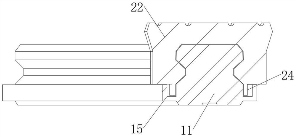 Modified macromolecular arc-shaped sliding block for heavy machinery