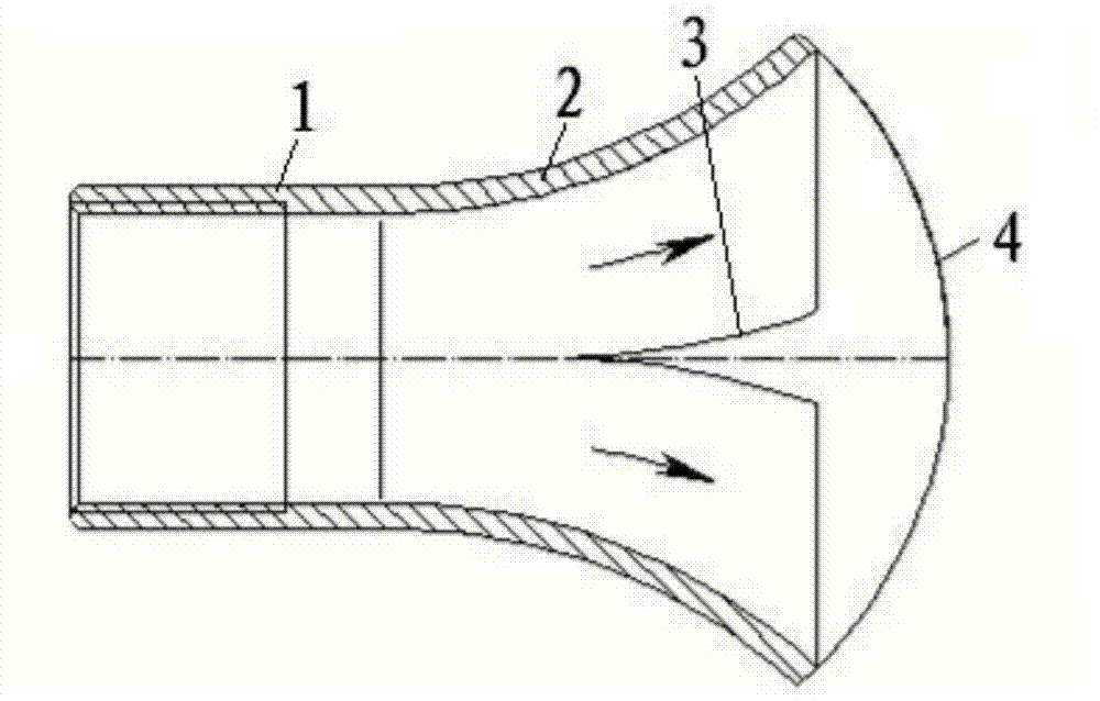 Large-spreading-angle foam fire-extinguishing sprayer