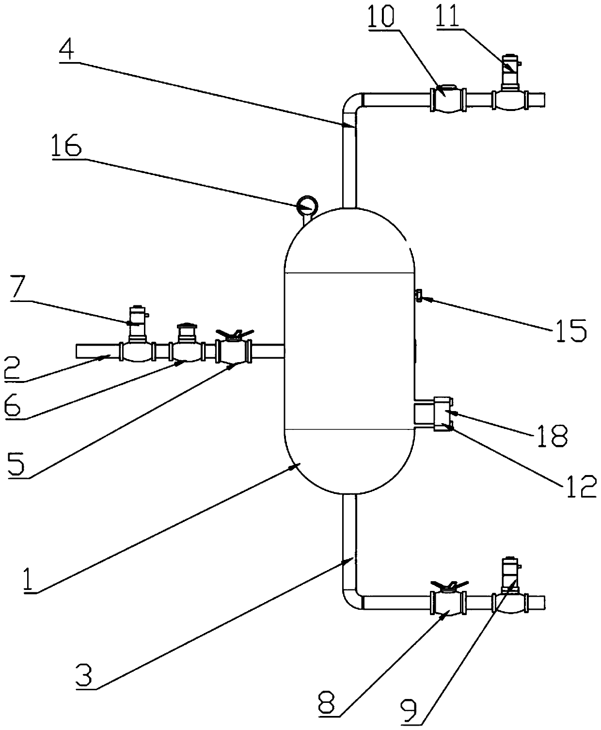 Liquefied gas dehydrator