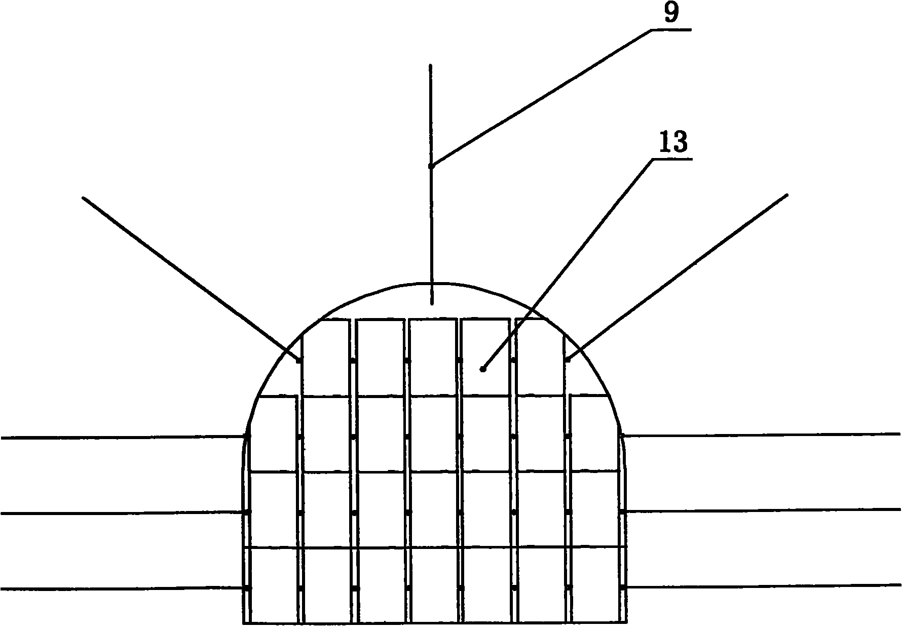 Method for quickly constructing water gate wall