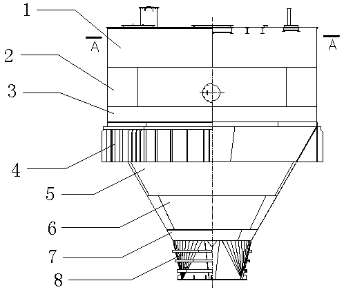 Large hopper manufacturing method