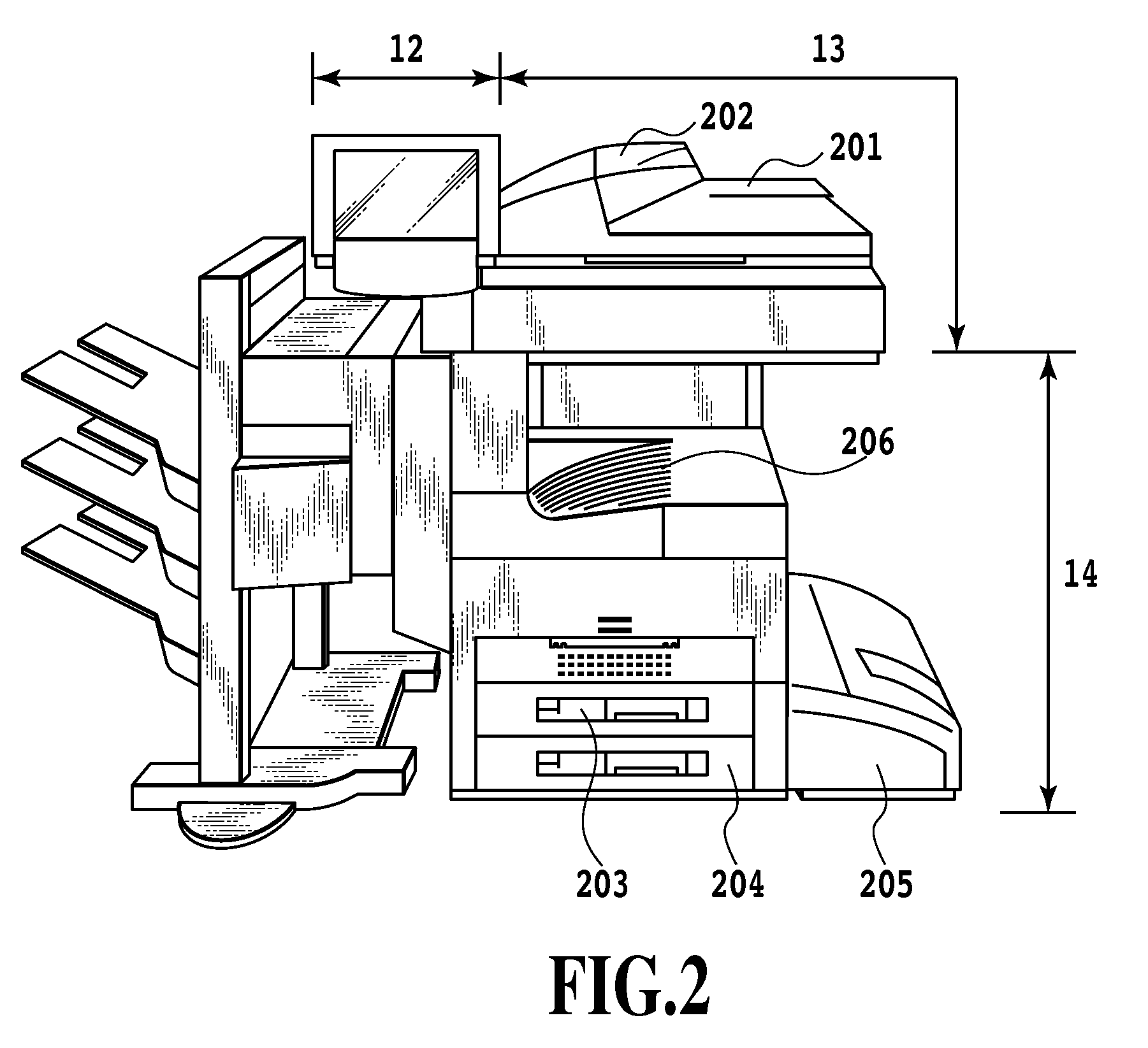 Device for controlling image processing based on paper fingerprint