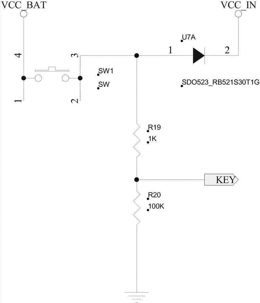 Light touch switch-based on-off circuit