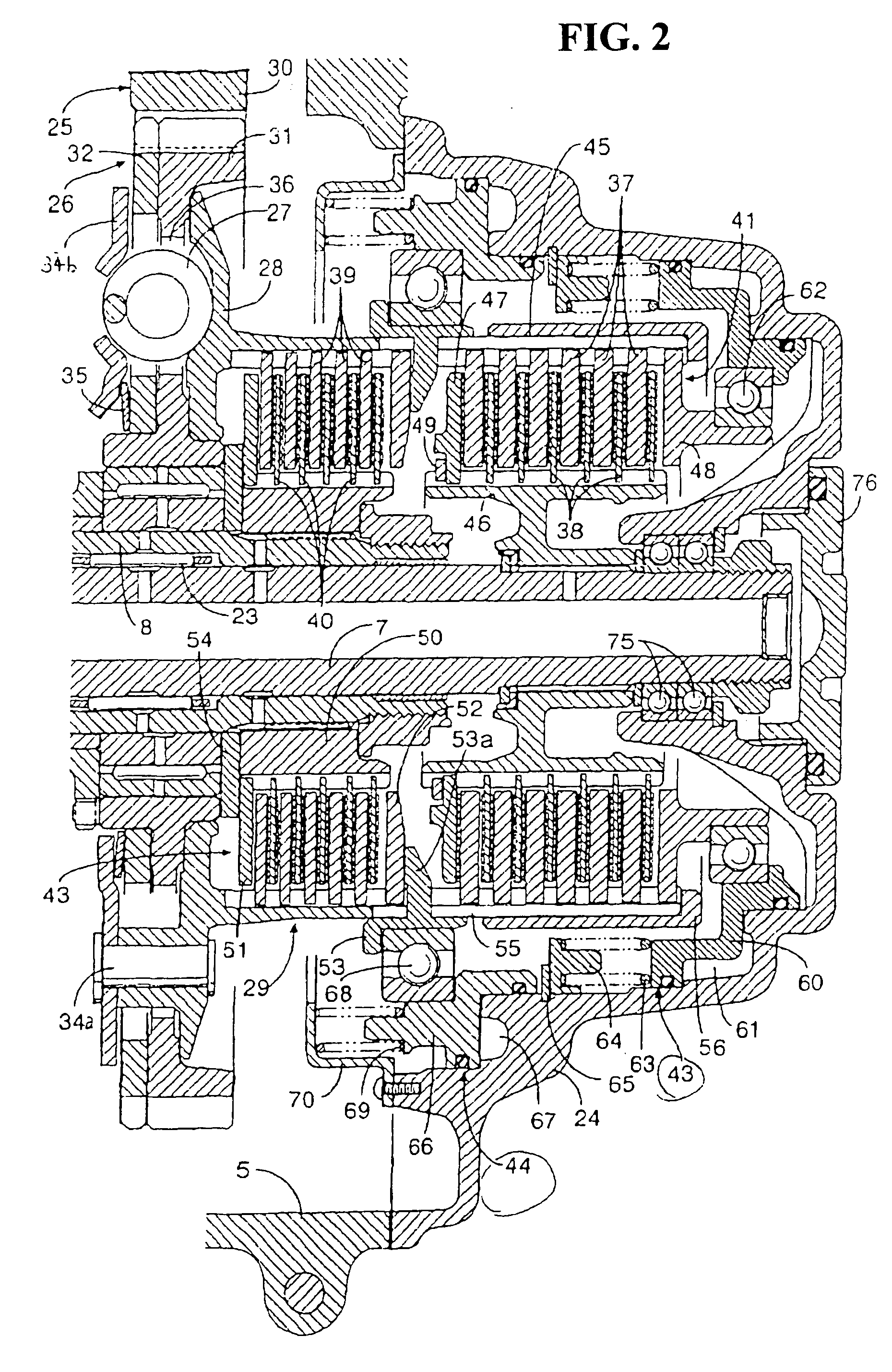 Twin-clutch device