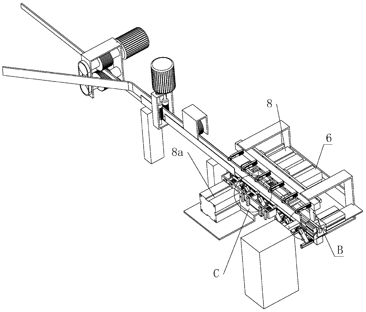 A kind of welding equipment and welding method of bimetallic band saw blade