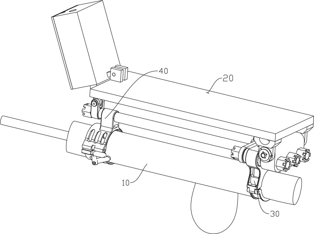 Firearm mounting structure of unmanned aerial vehicle