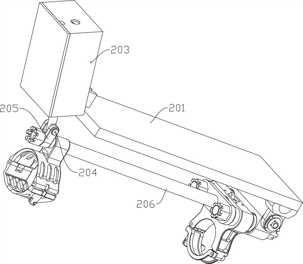 Firearm mounting structure of unmanned aerial vehicle