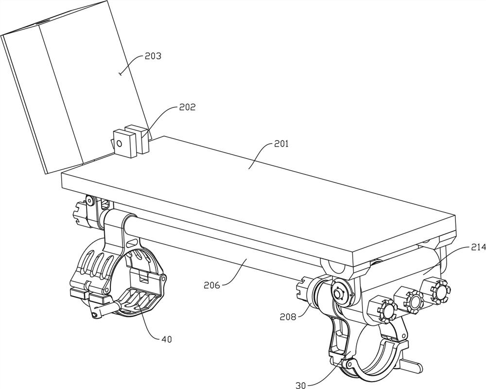 Firearm mounting structure of unmanned aerial vehicle