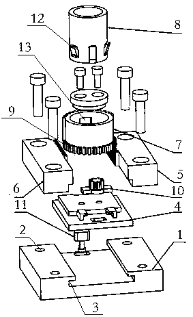 Automobile center control display screen adjustment mechanism