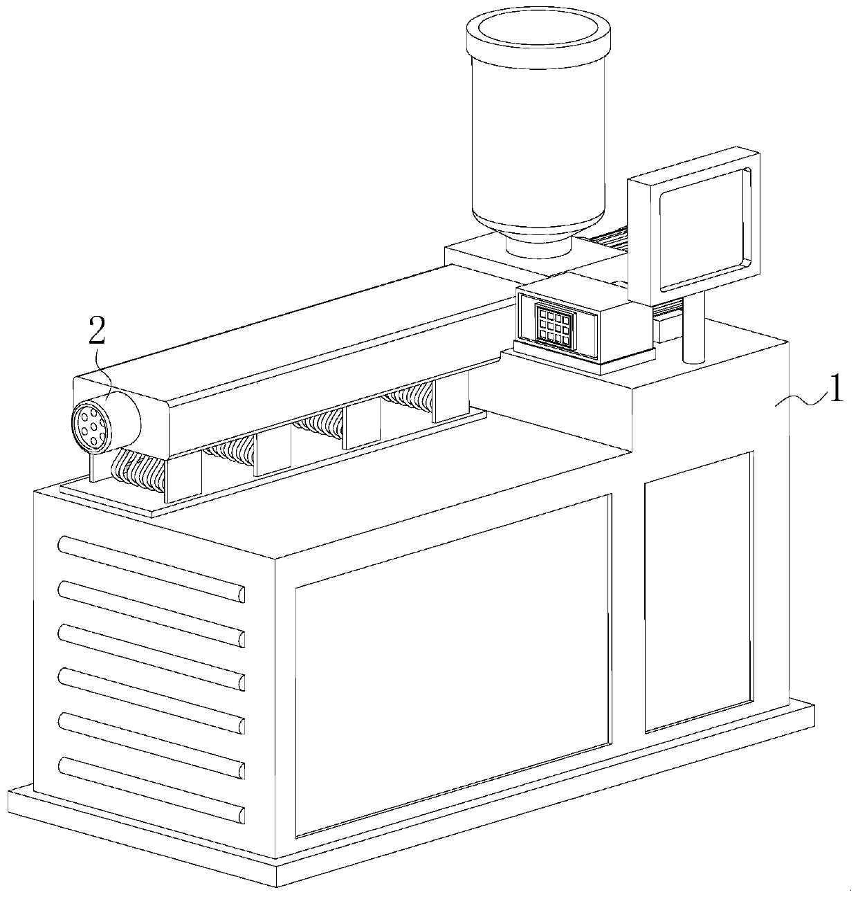 Production equipment of fiber-grade polypropylene