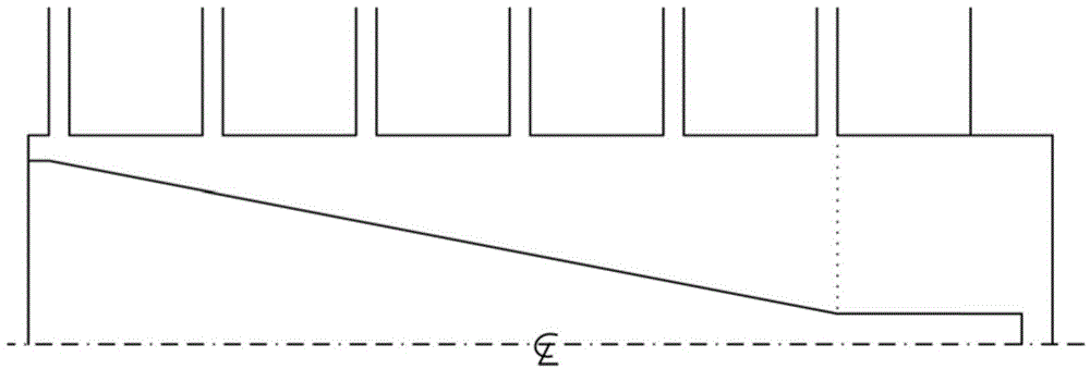 Secondary inner cylinder having high voltage superposition efficiency