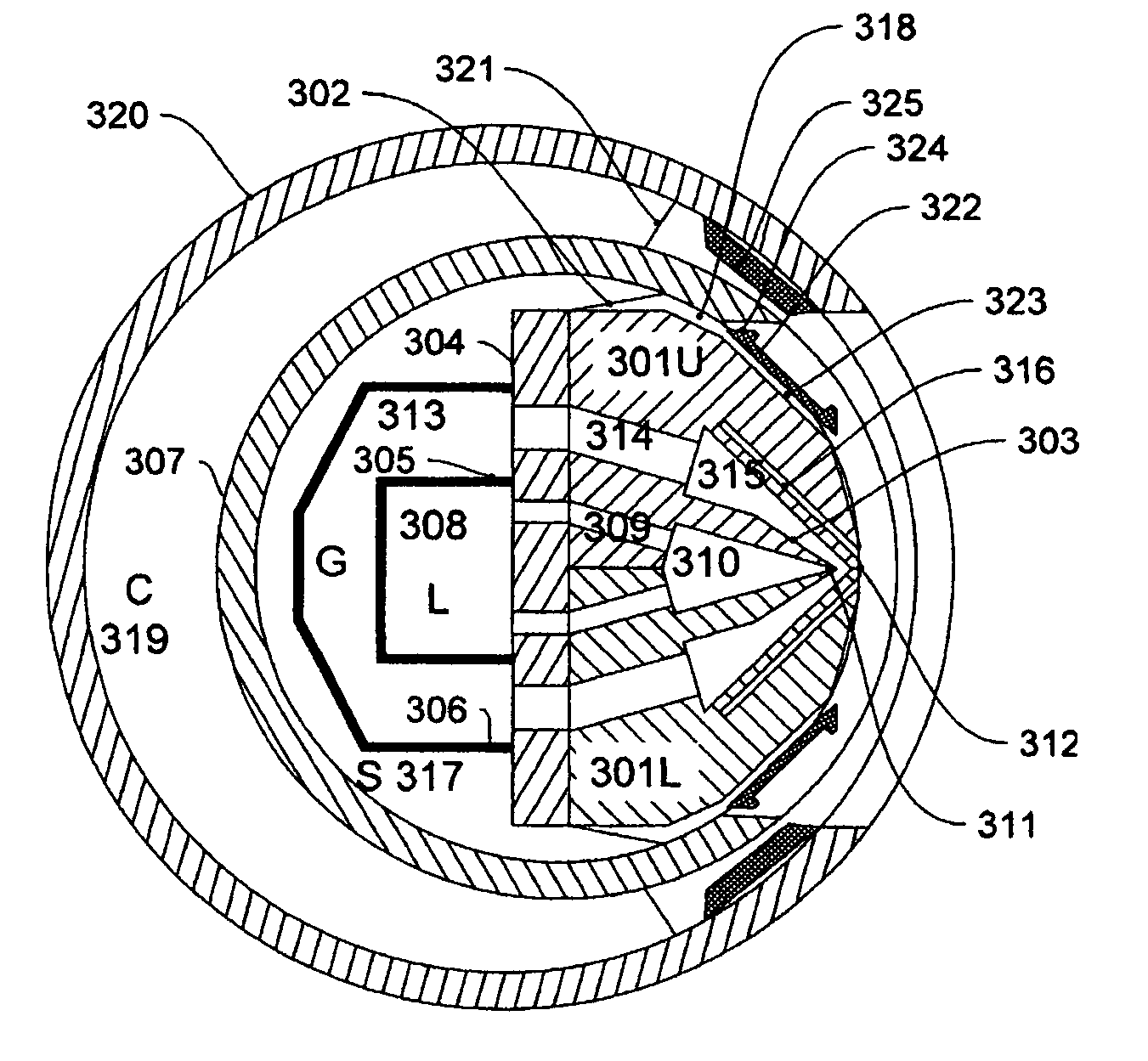 Joining the mixing and variable gas atomizing of reactive chemicals in flue gas cleaning systems for removal of sulfur oxides, nitrogen oxides and mercury