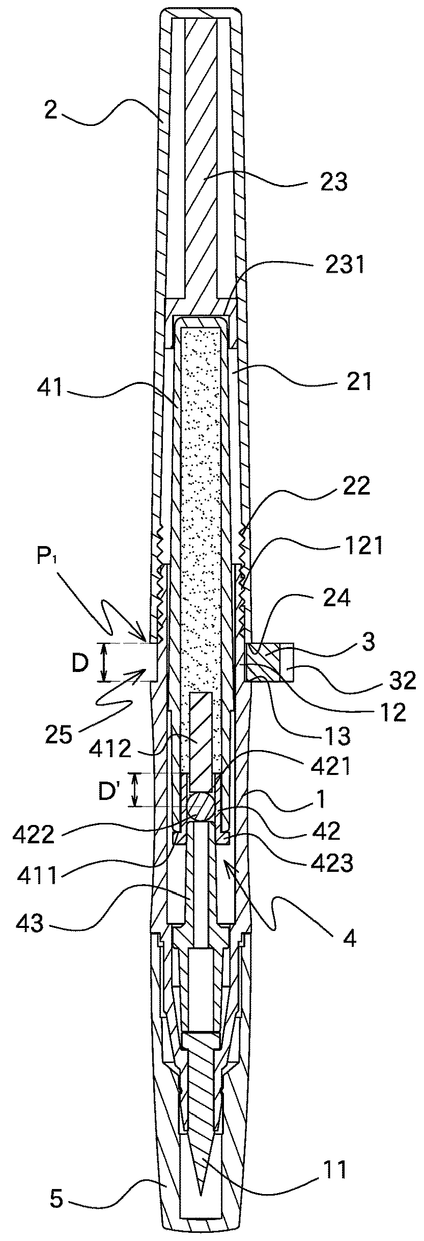 Cosmetic applicator with rotary cartridge