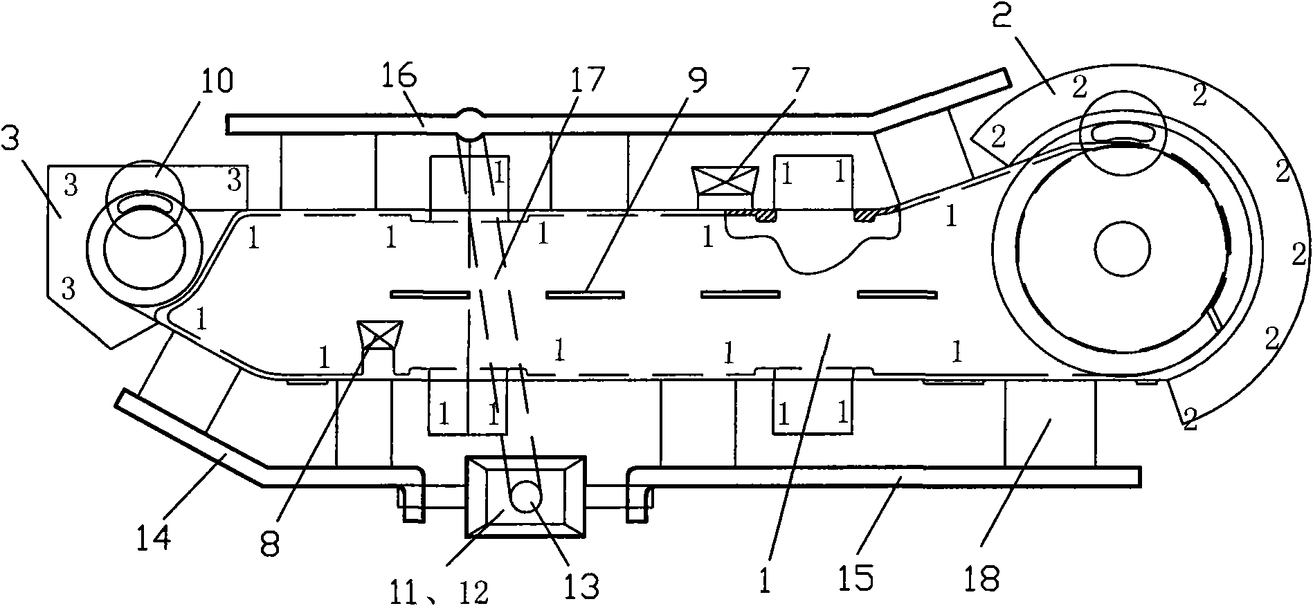 Method for casting mechanical arm casting of robot