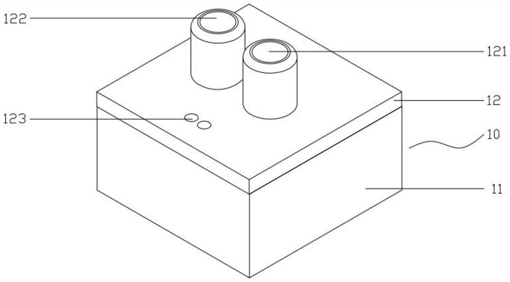 A kind of differential pressure contact mems capacitive film vacuum gauge