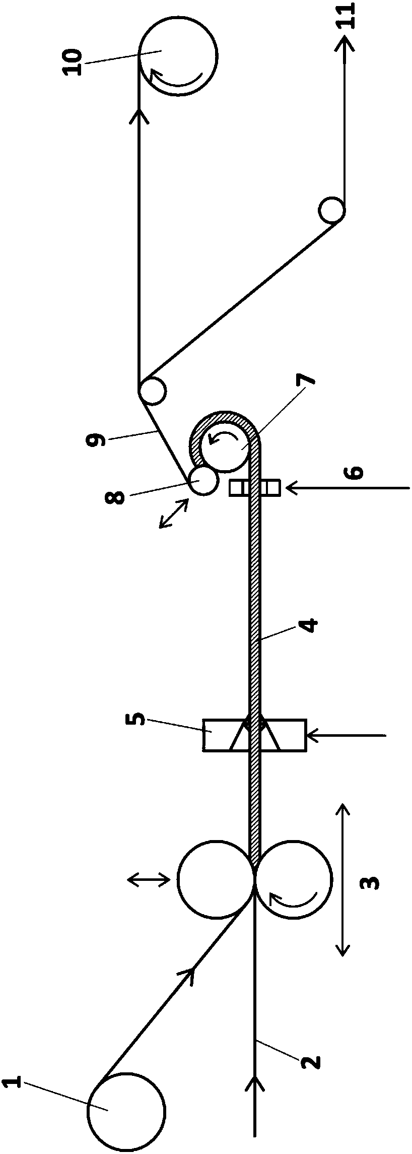 Method for obtaining round collagen casing and casing obtained by the same