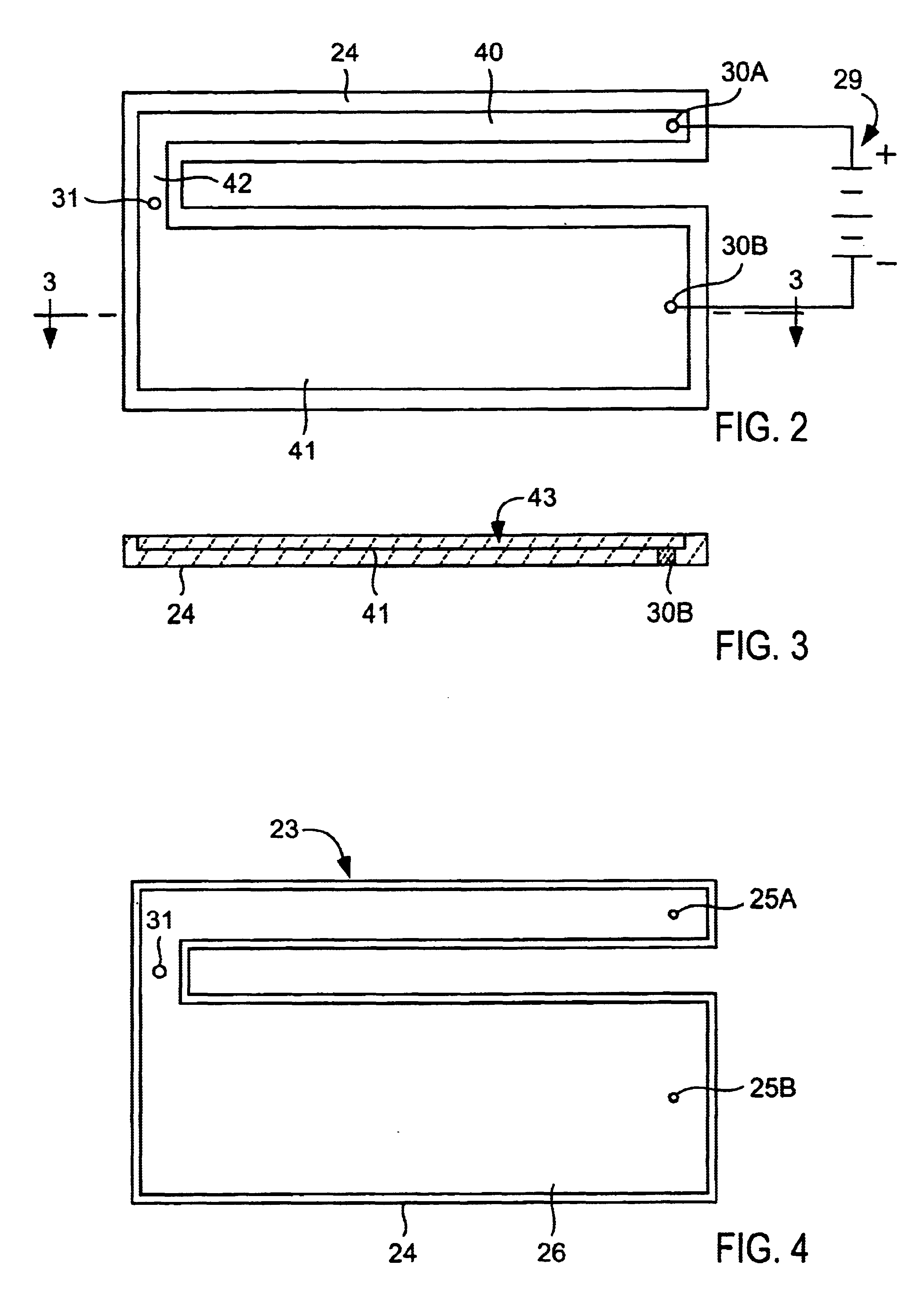 Aerosol generator having a multiple path heater arrangement and method of use thereof