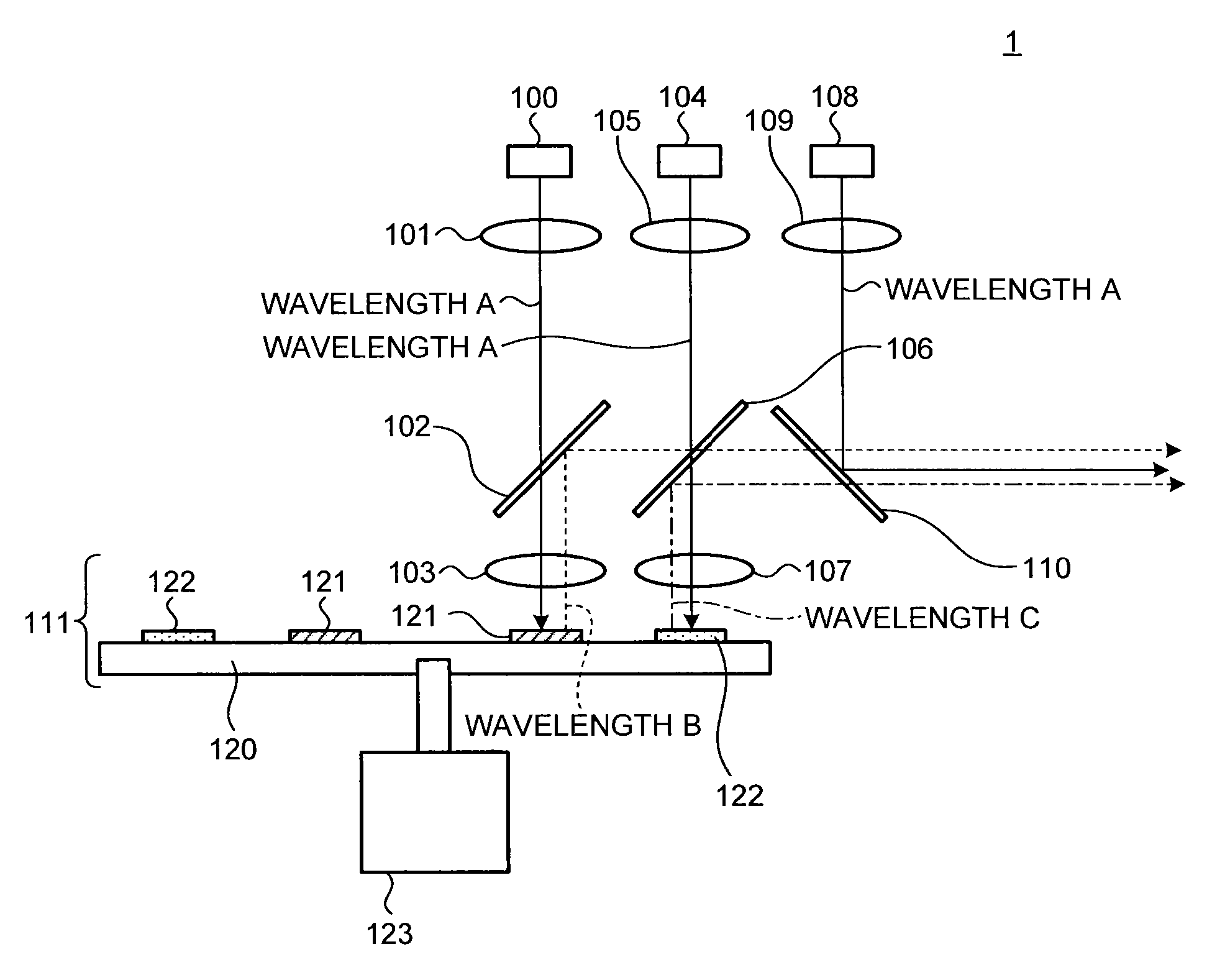 Illuminating device, projecting device, and method for controlling projecting device