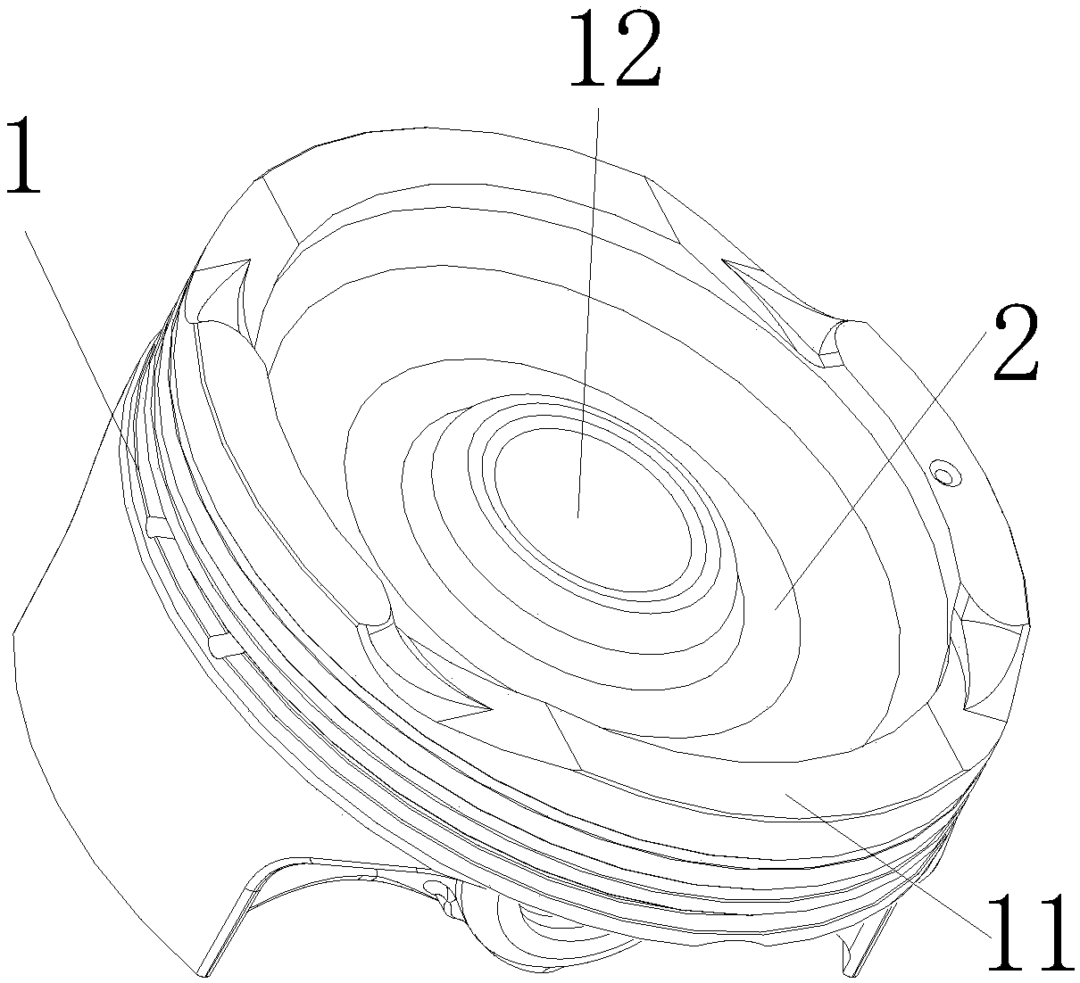 Heavy oil engine piston and aero-engine