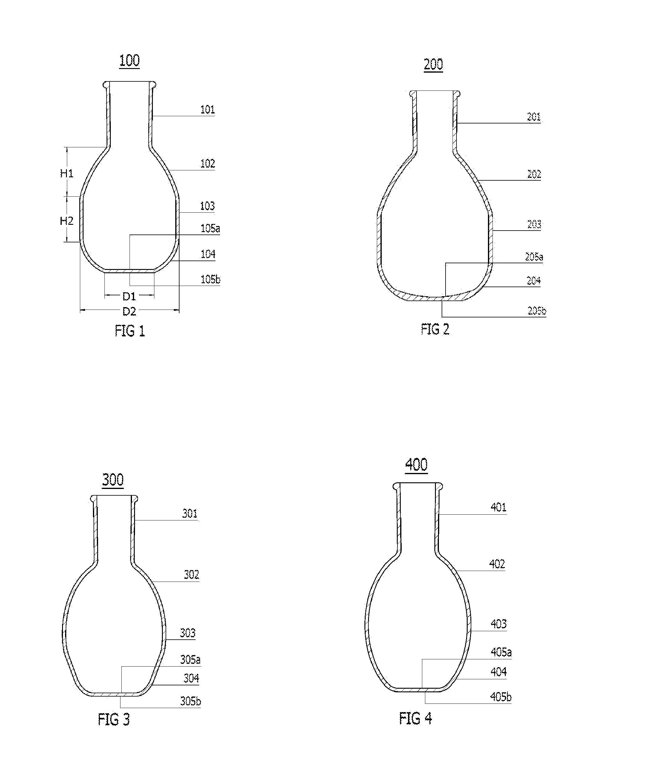 Laboratory flasks and flask kits