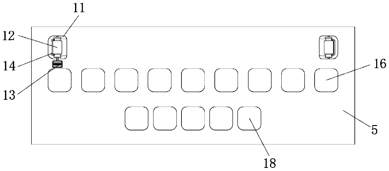 Auxiliary display device for English phonetic symbol special practice