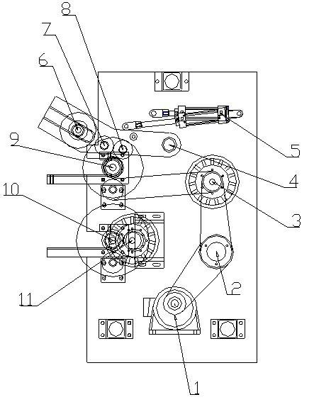 Film stripping and rewinding machine