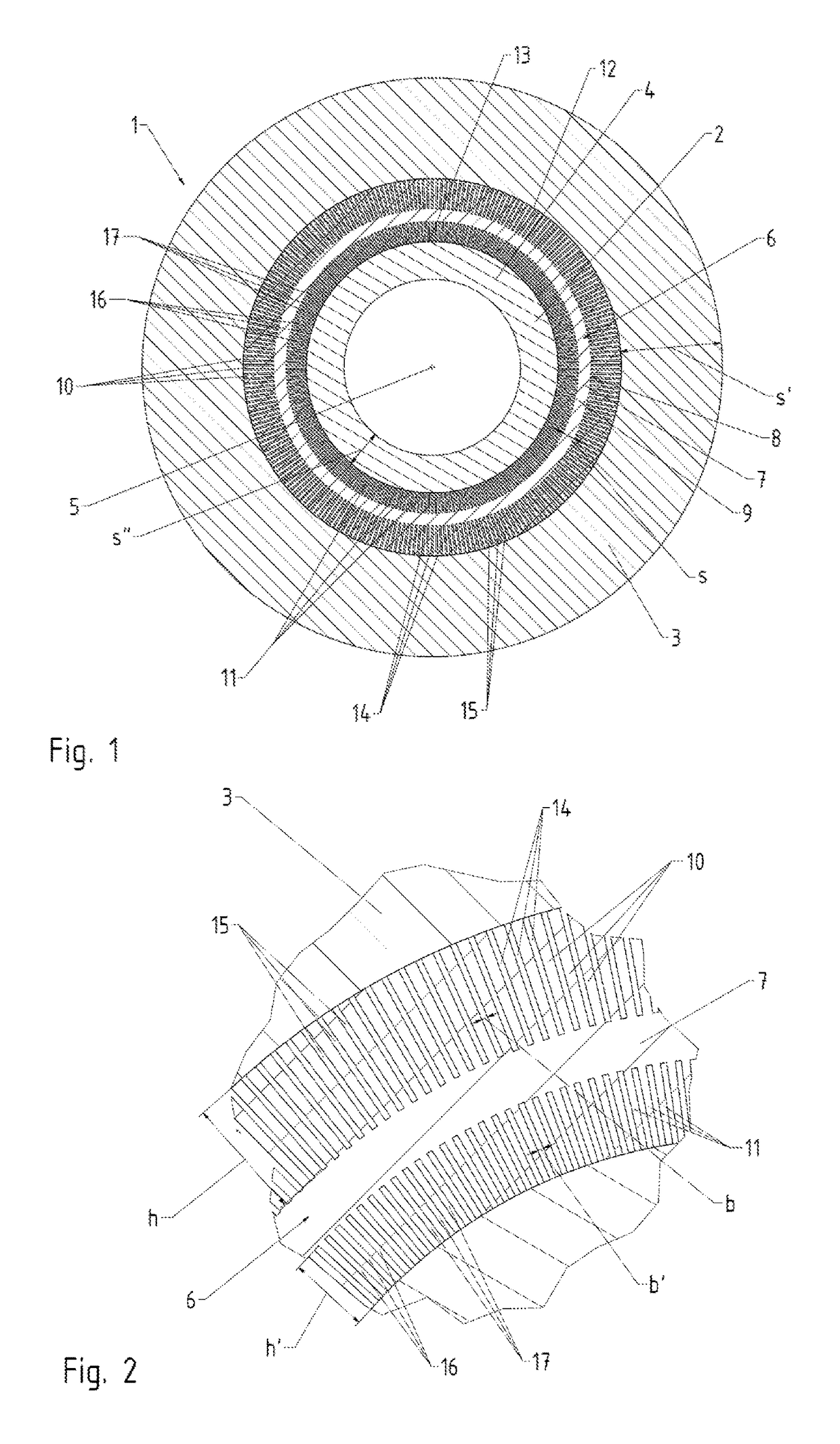 Device for converting thermal energy