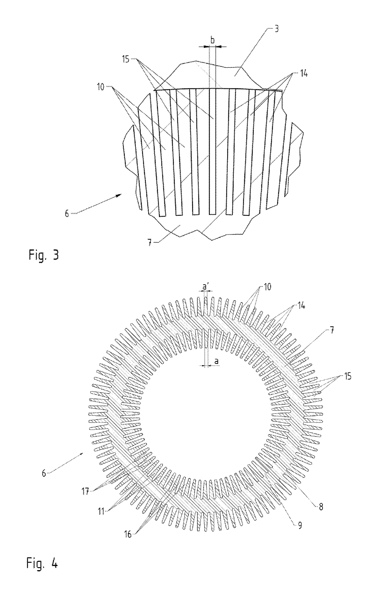 Device for converting thermal energy