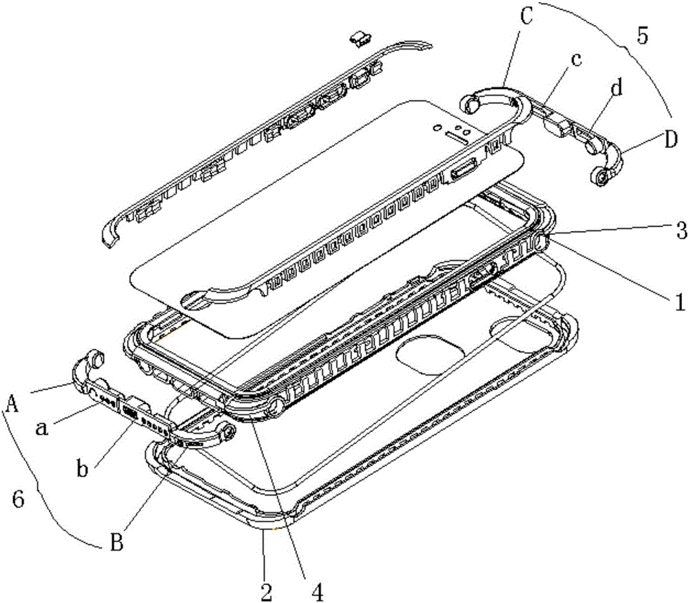 Mobile phone protective shell with double life purposes