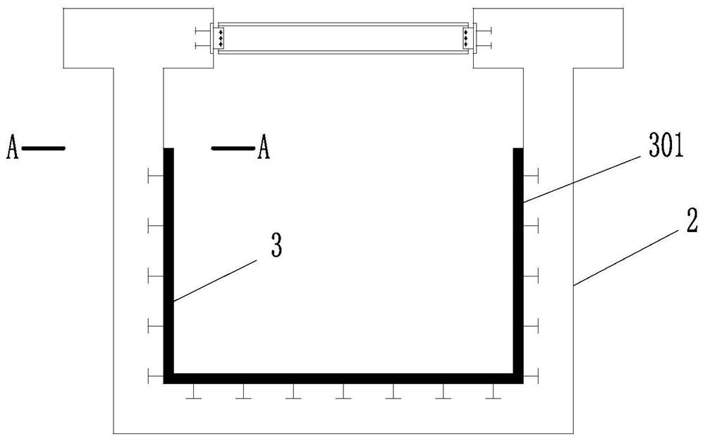 A leak-proof aqueduct and its construction method