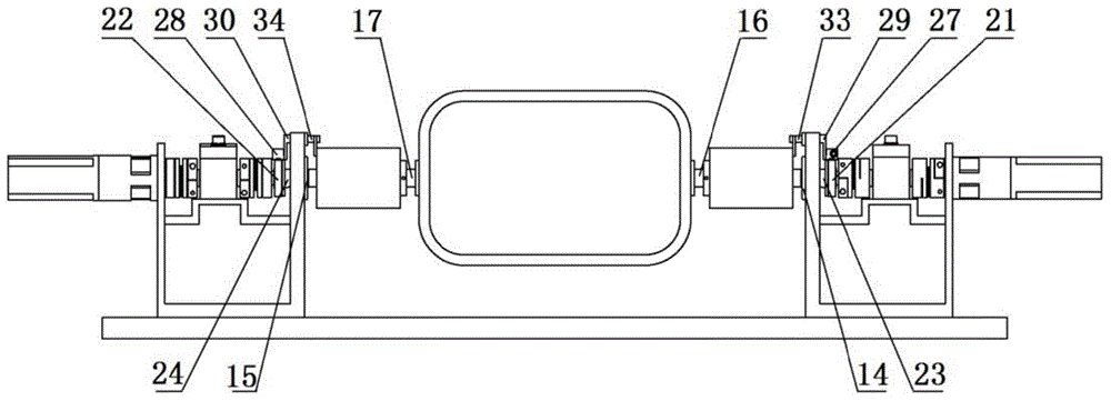 Experiment table for double-motor coaxial redundant drive control research