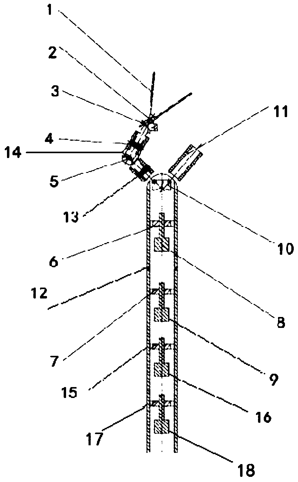 Minimally invasive surgery mechanical arm used in LESS (laparo-endoscopic single site surgery) environment