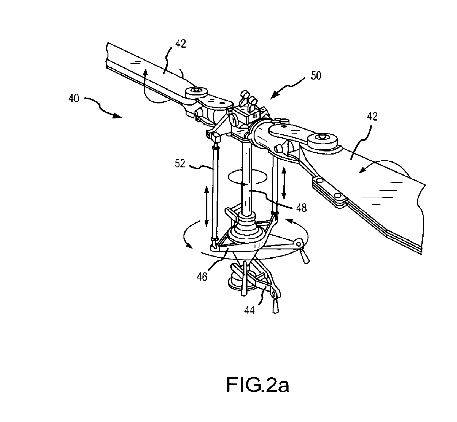 Airborne Look-Down Doppler Radar Tracking of Hovering Helicopters using Rotor Features