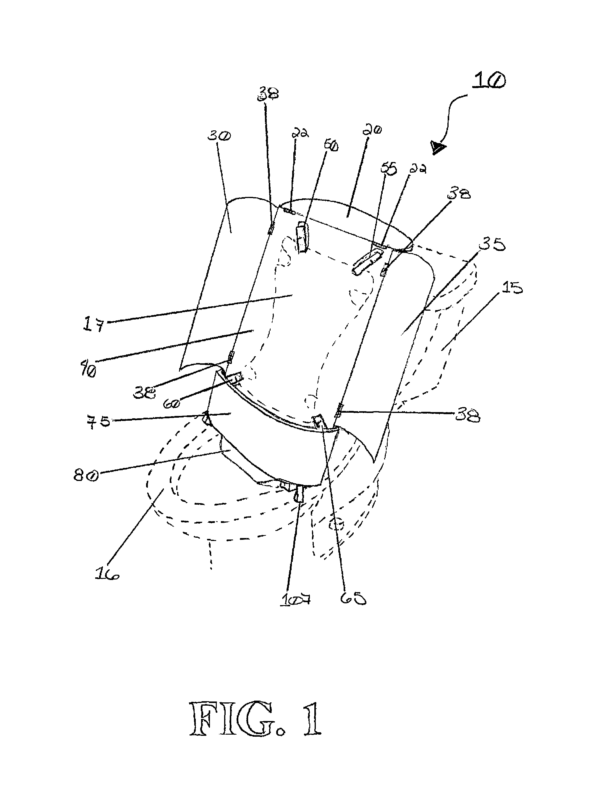 Diaper cleaning device