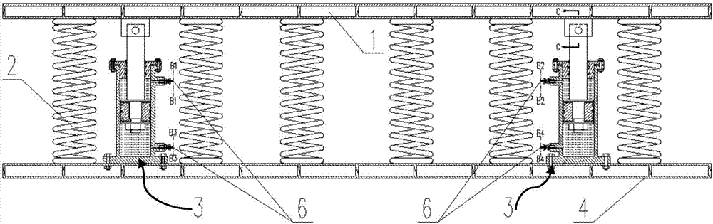 Shake and vibration reducing electricity generating ship under frame