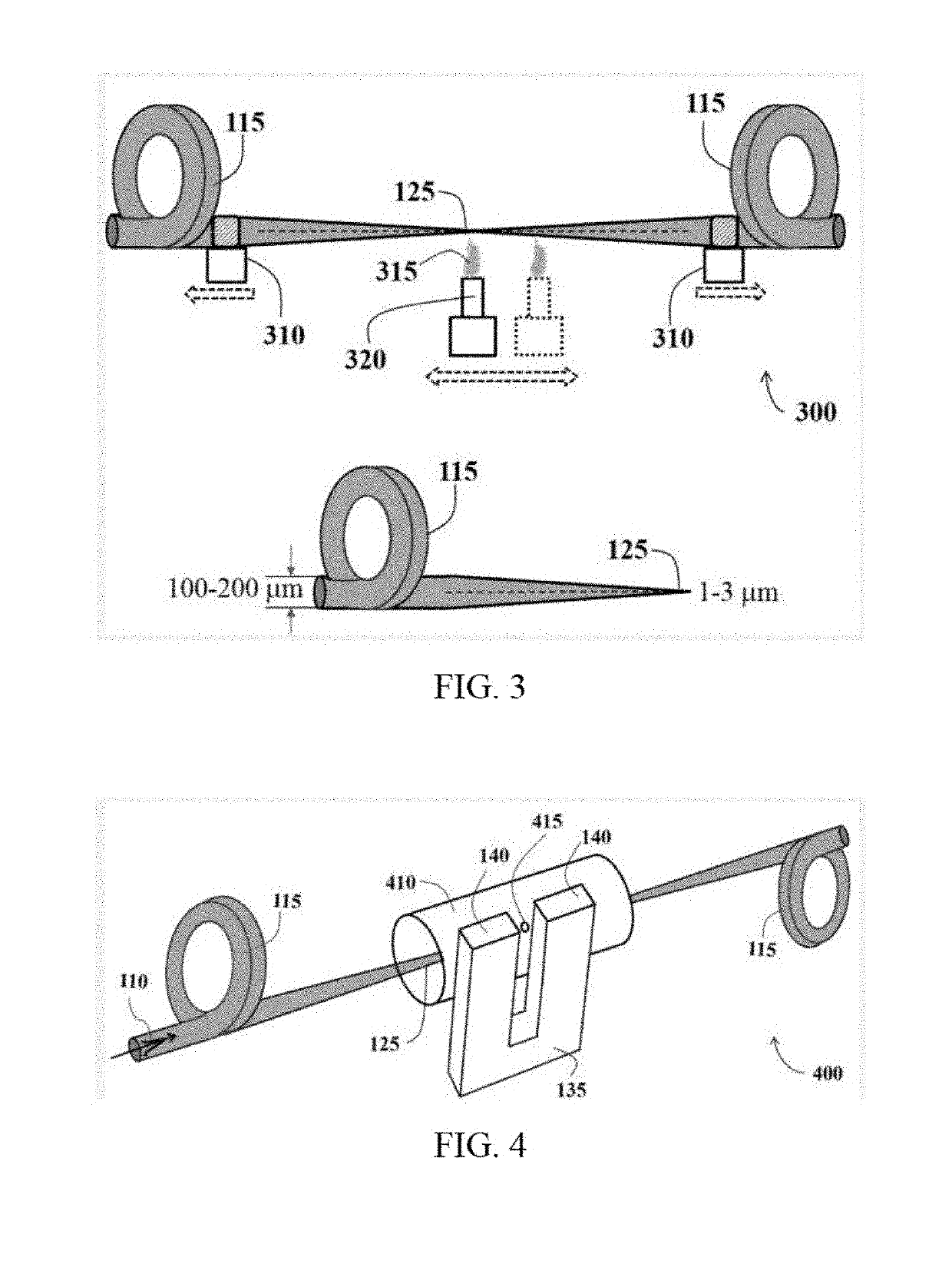 Evanescent-wave quartz-enhanced photoacoustic sensor with resonator elements