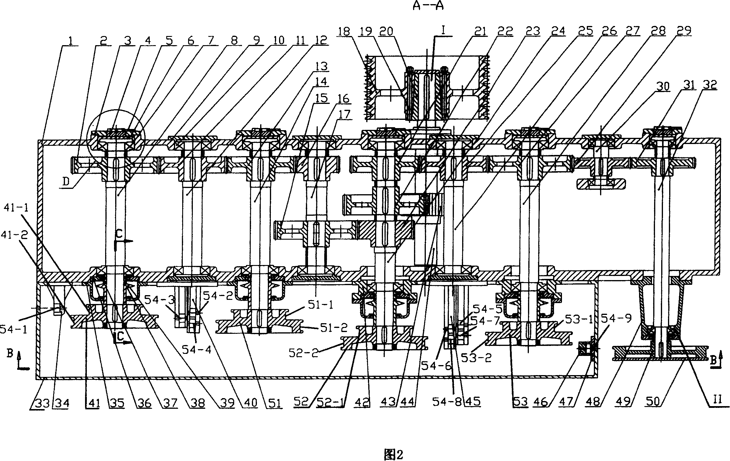 Wiredrawing machine for metal material