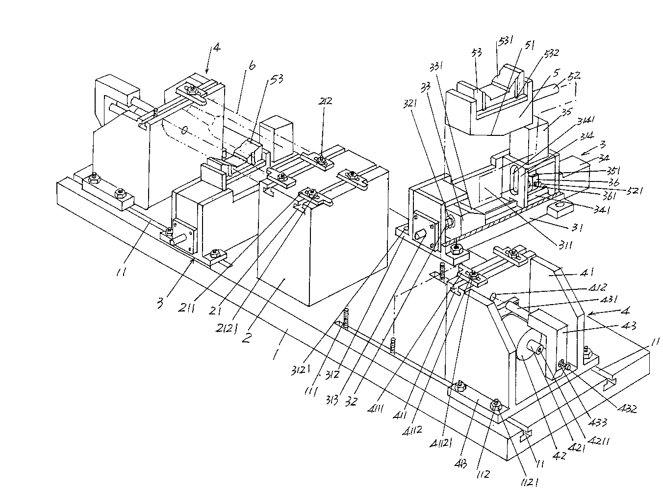 Fixture structure for machining inner cavities and joint closing surfaces of glass molds