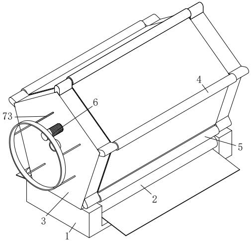 A kind of plastic film preparation and leveling machine