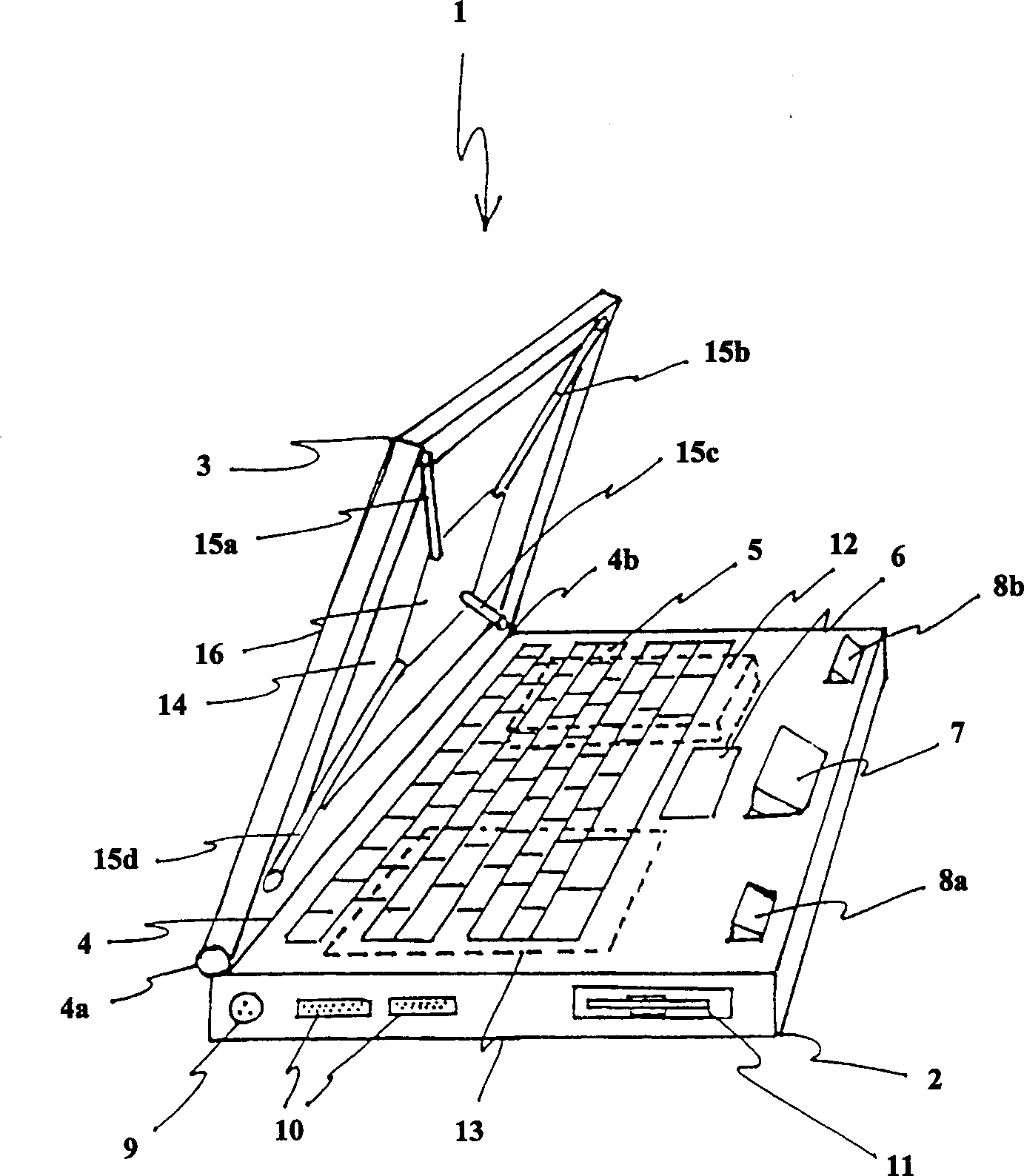 Portable electronic apparatus