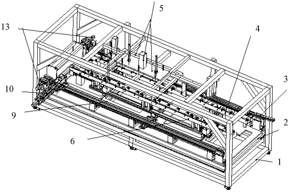 Scratching-distance adjustable laser film scratching device used for film materials