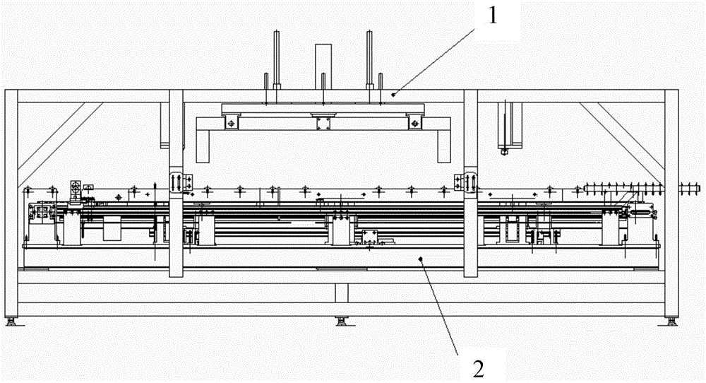 Scratching-distance adjustable laser film scratching device used for film materials