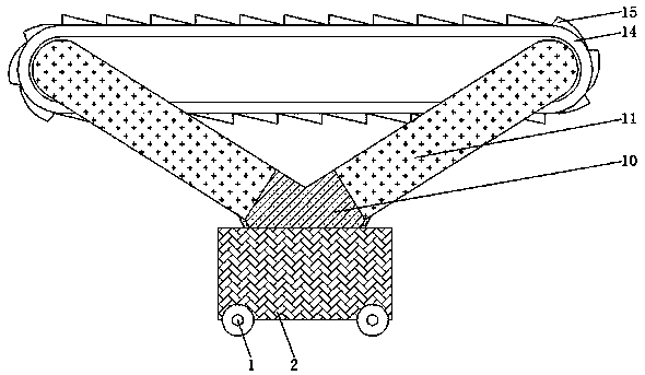 Convenient-to-adjust anti-slip conveyor belt for mining