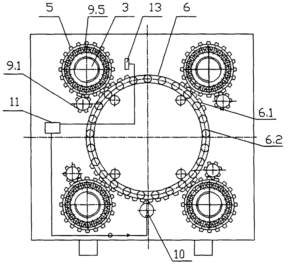 Self-locking clamping mechanism of injection molding machine