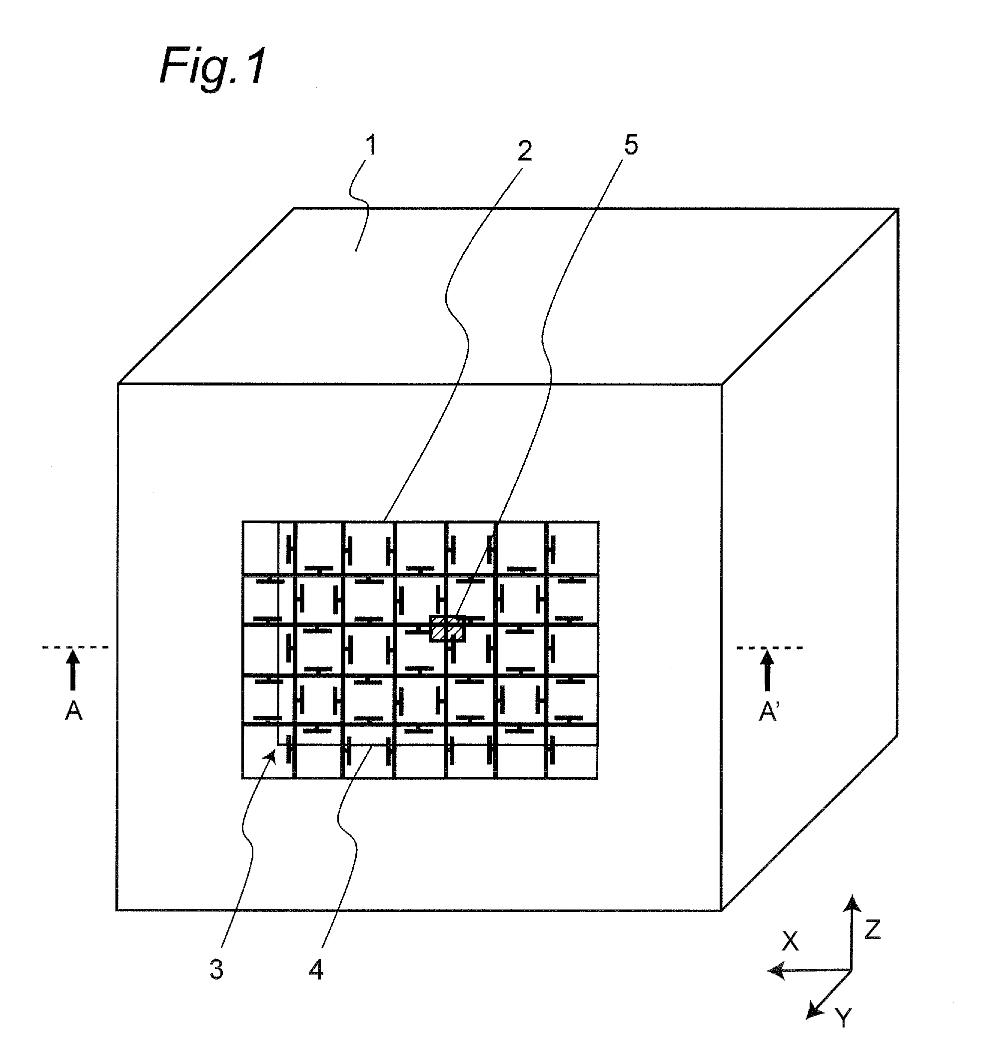 Electromagnetic wave filter apparatus without degrading radiation pattern of antenna