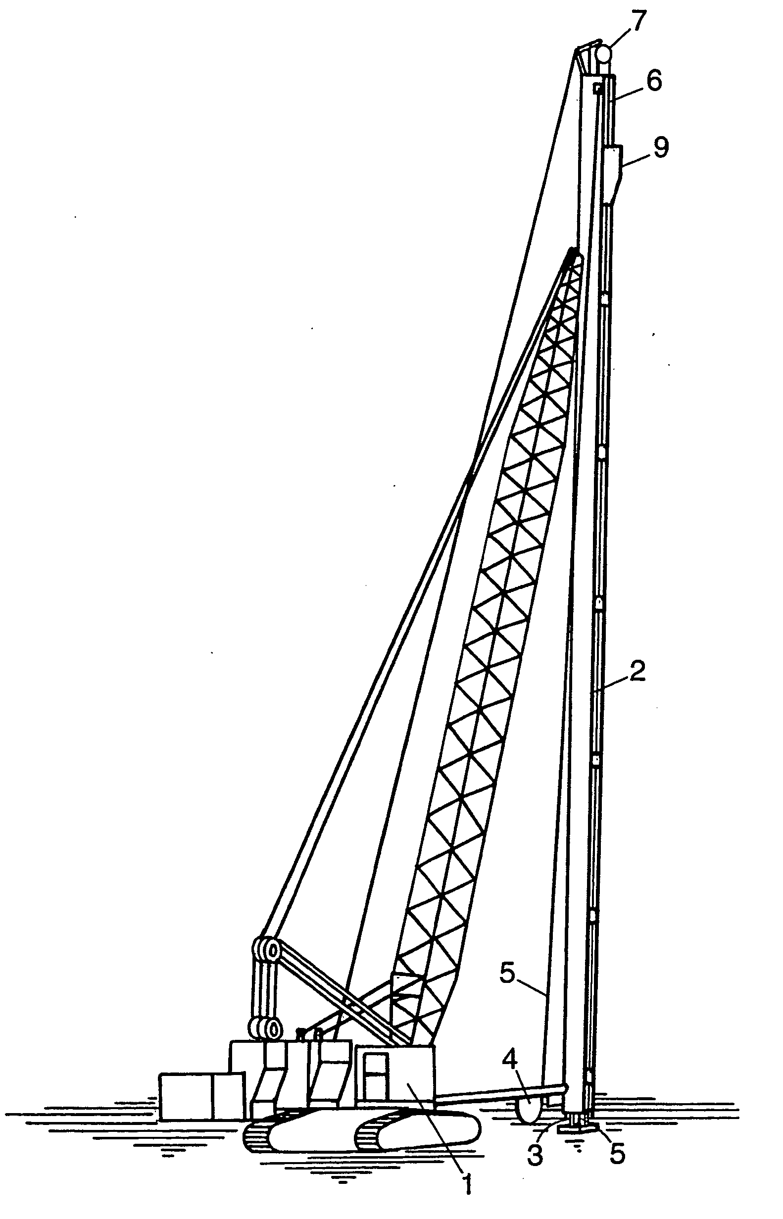 Method and device for inserting a drainage wick