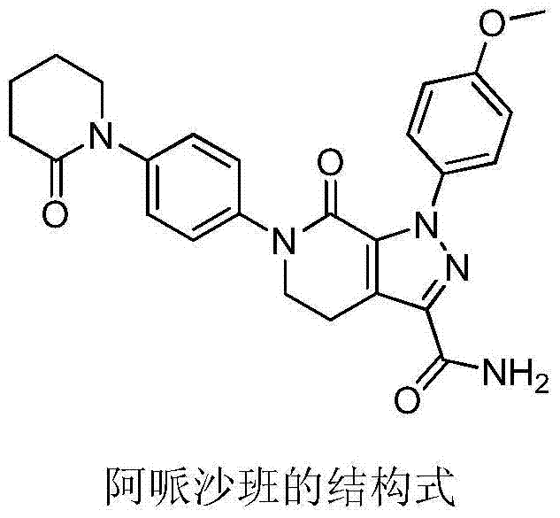 Preparation method of apixaban intermediate