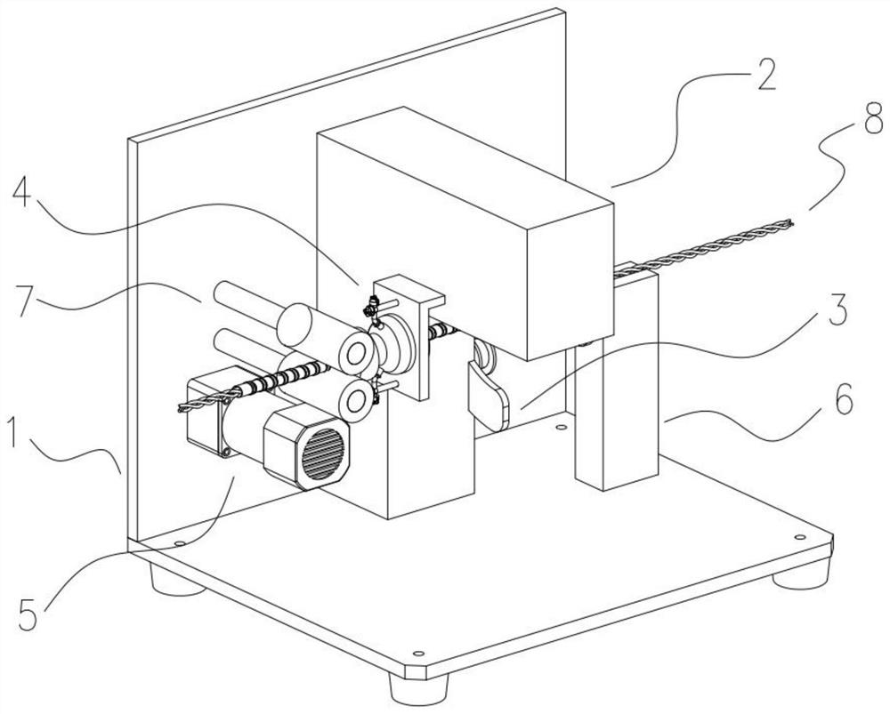 Automatic winding mechanism for wrapping cable